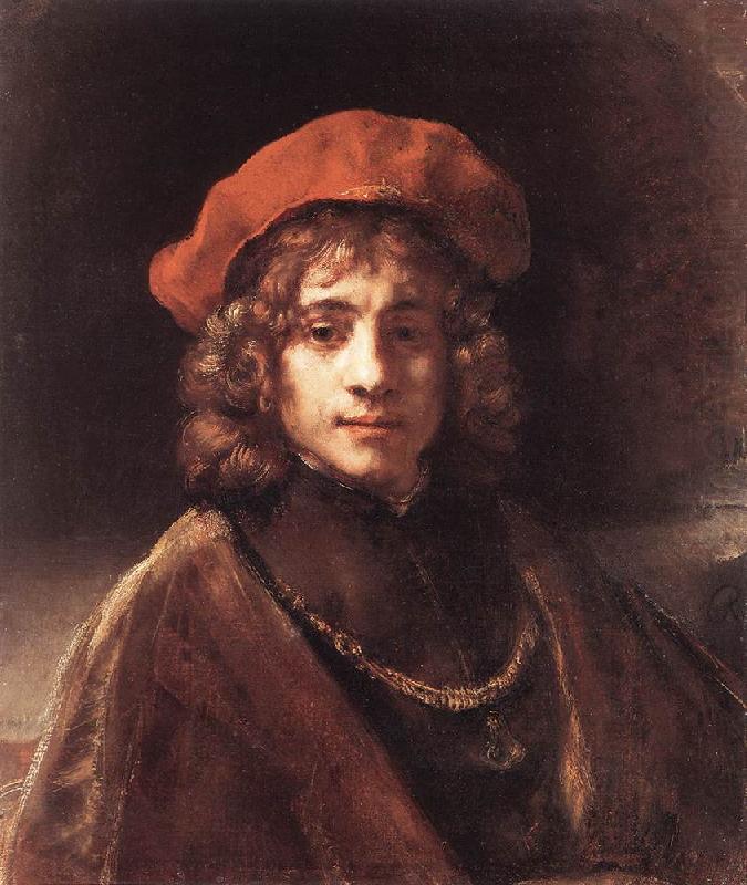 The Artist's Son Titus du, REMBRANDT Harmenszoon van Rijn